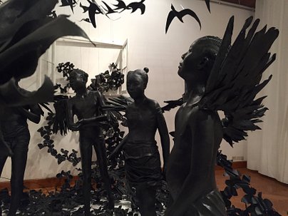 Flying Girls by Peju Alatise. Venice Biennial 2017. Copyright Greenbox Museum Foundation.